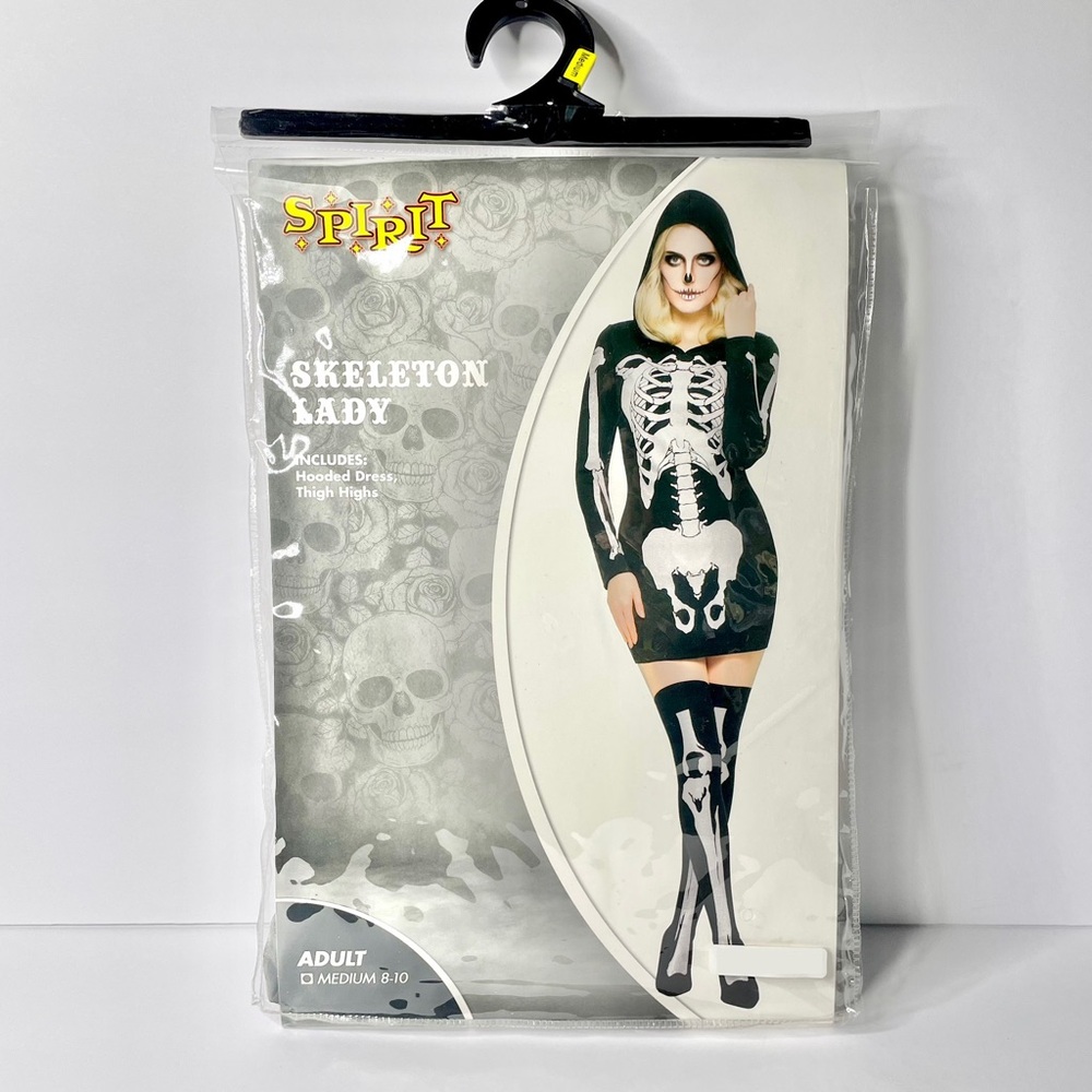 Women’s Spirit Halloween Medium “Skeleton Lady” Costume